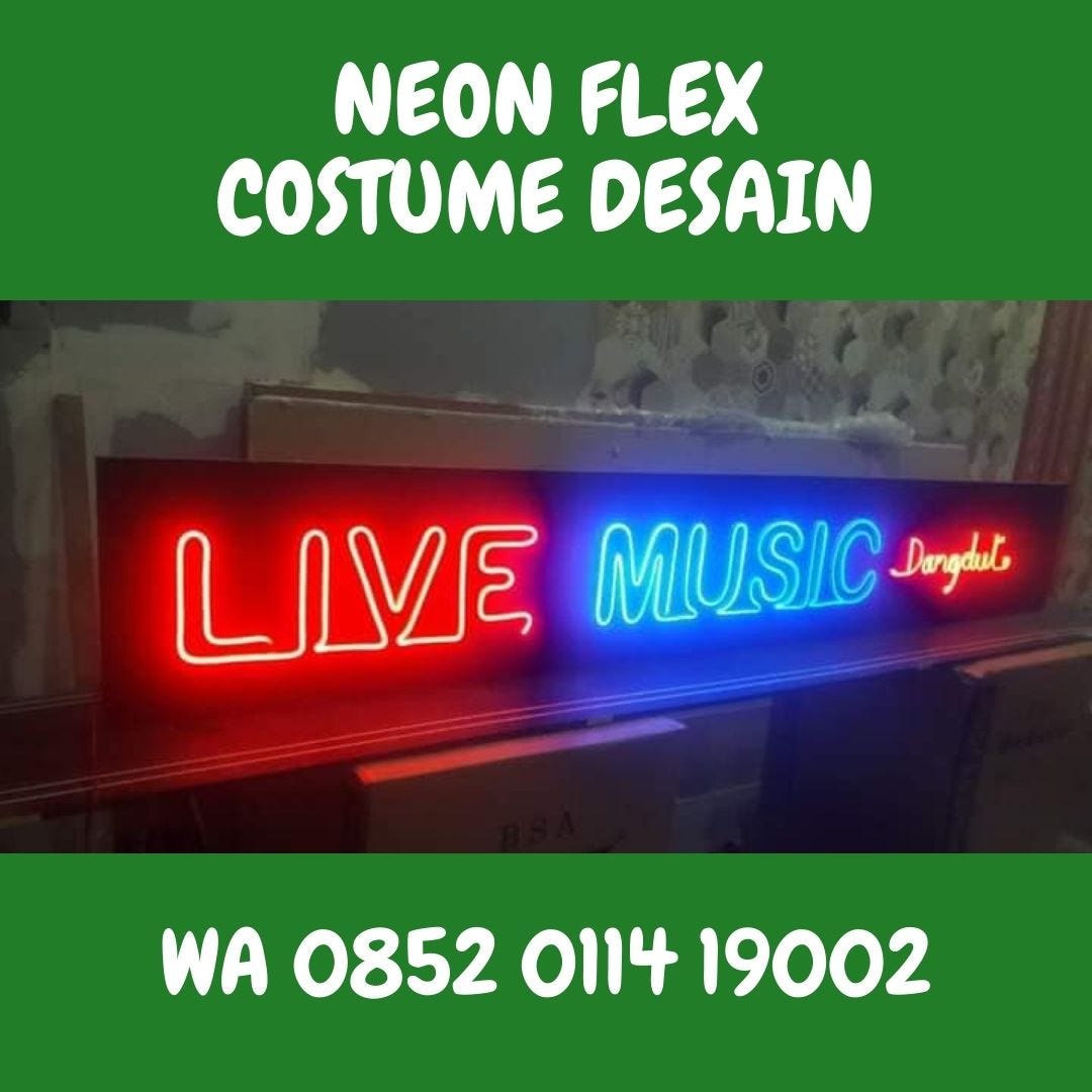 WA 0852011419002 (PROMO), Jual Neon Flex Led Custom di Tangerang by