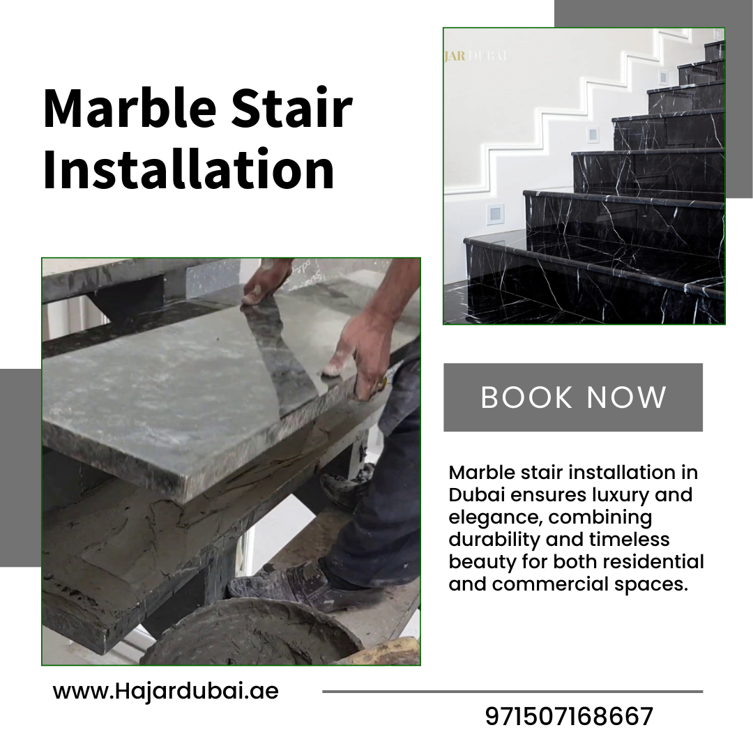 Installation of Stairs on Ceramic, Porcelain or Marble Flooring in ...