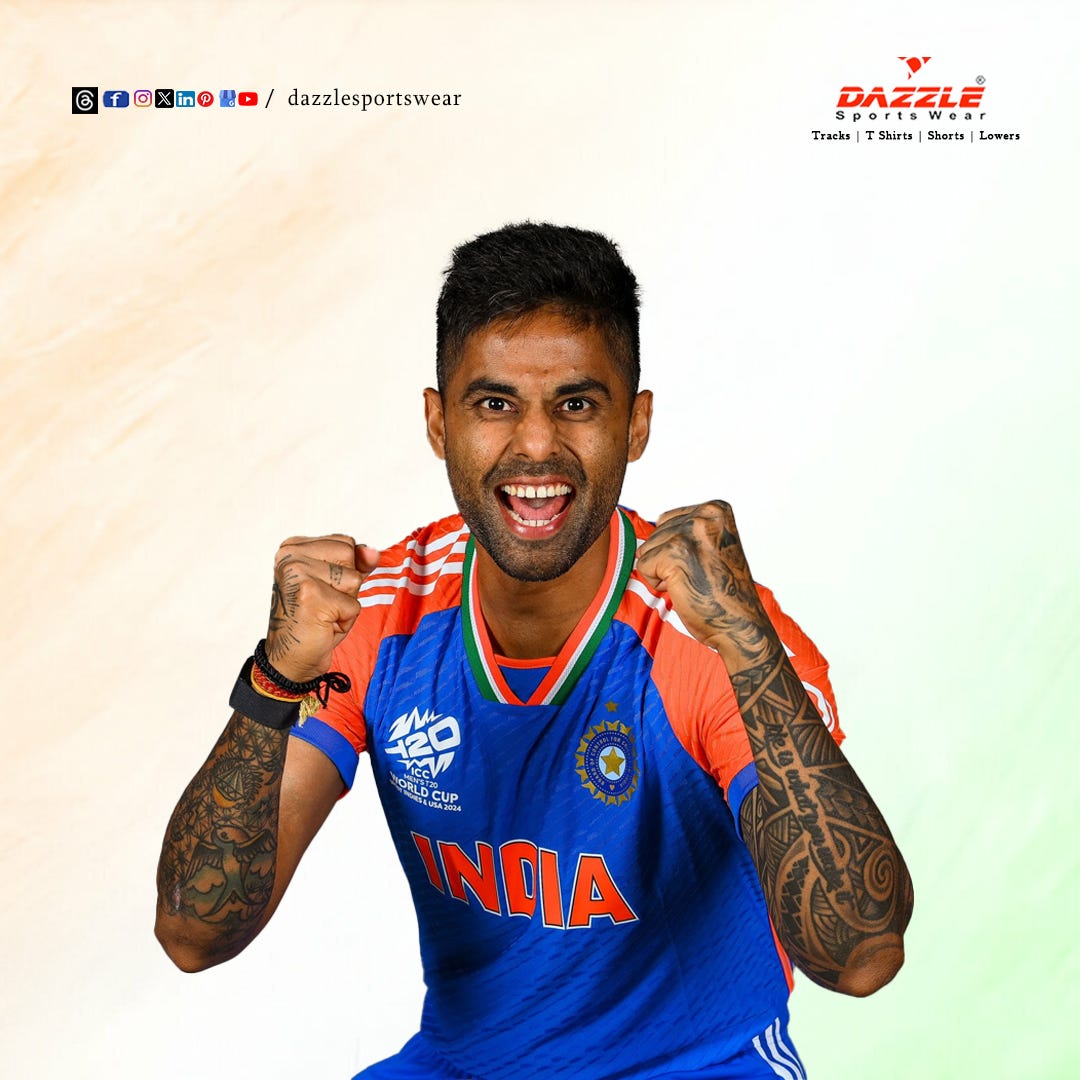 ICC Men’s T20 World Cup 2024 Dazzle Sports Wear Medium