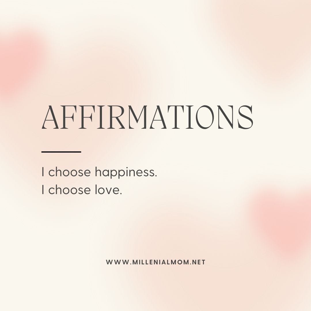 Affirmations for happiness and love for life –