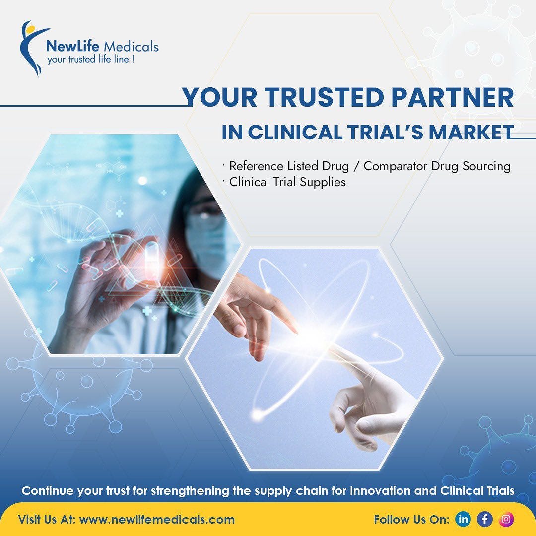 Best comparator sourcing for clinical trials Newlifemedicals Newlife