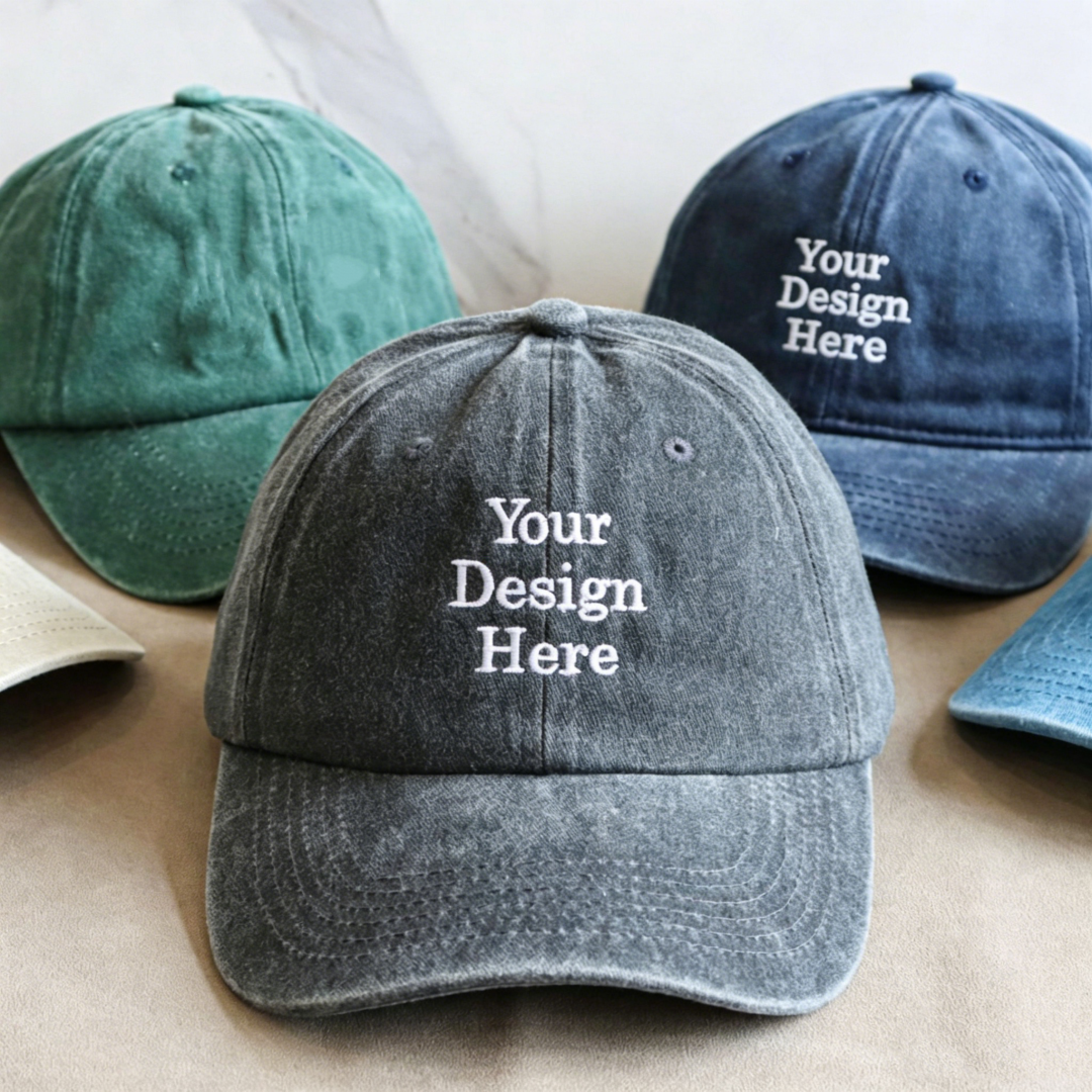 Custom Vintage Caps: Embroidery Details That Matter