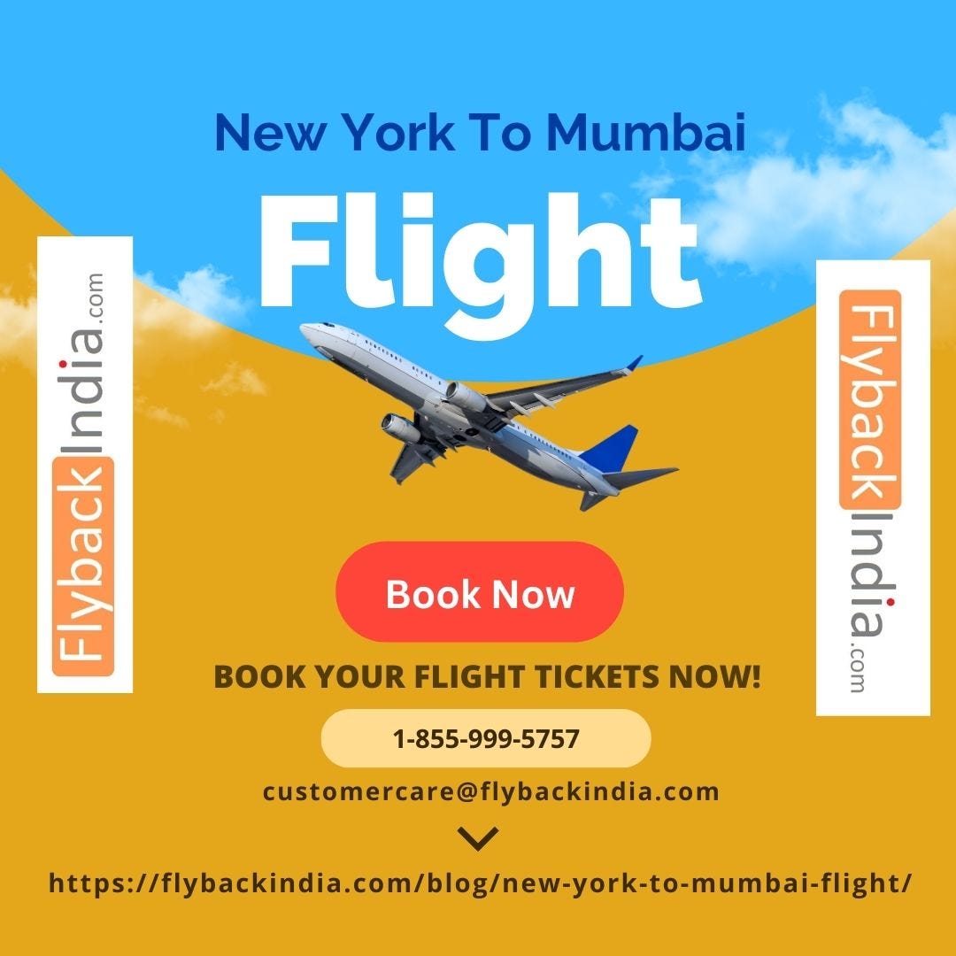 New York To Mumbai Flight flybackindia Medium