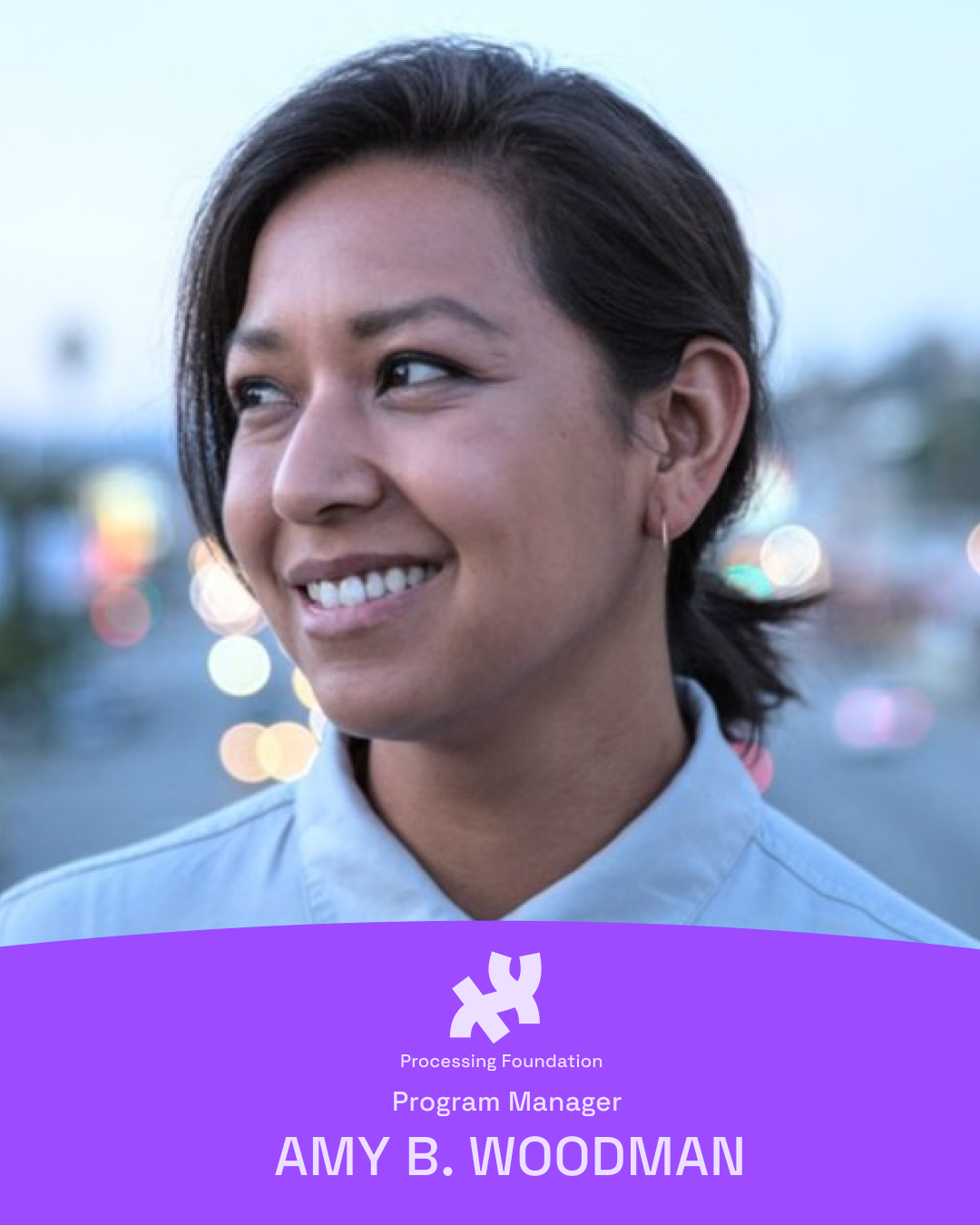 Amy B. Woodman Joins Processing Foundation as Program Manager!