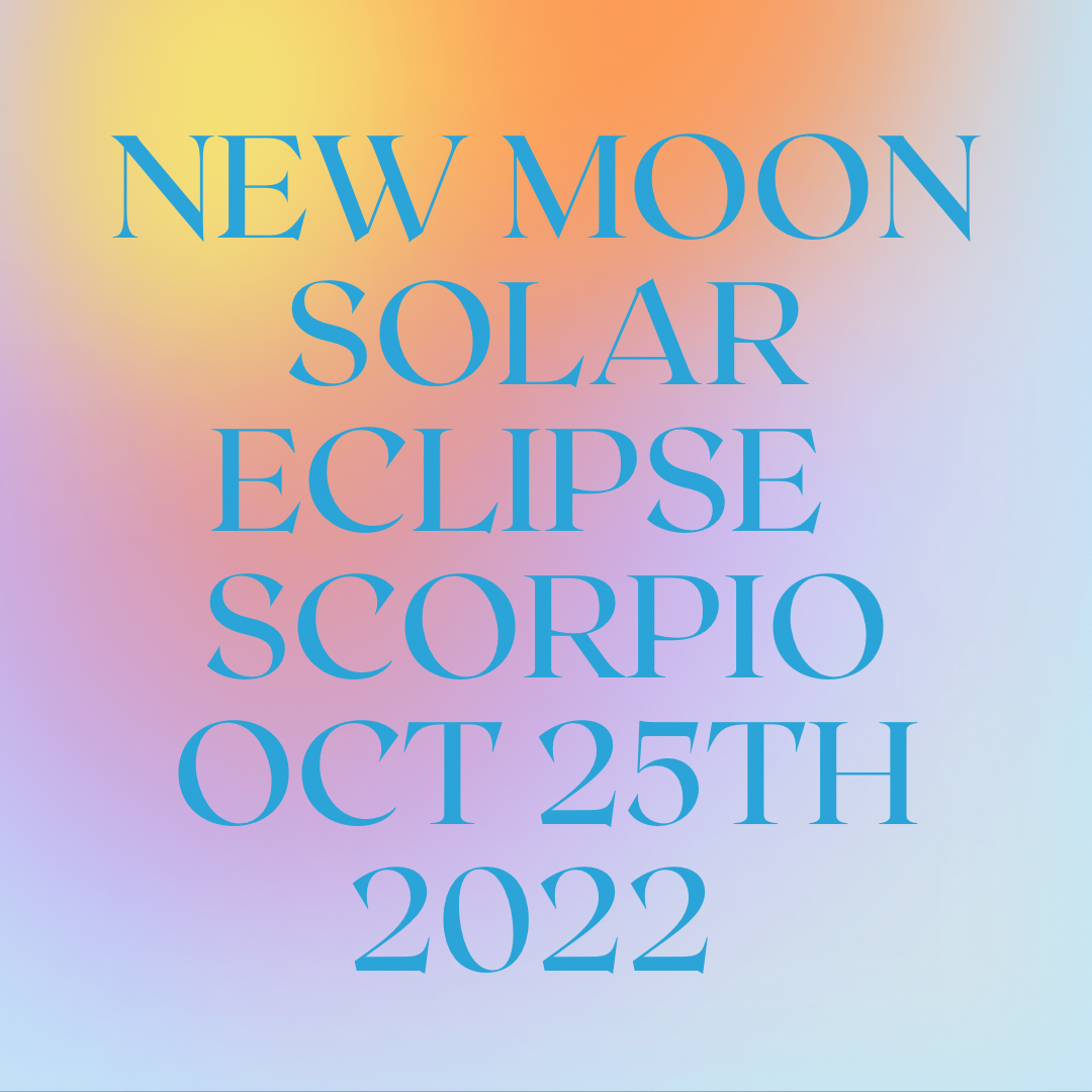 A powerfully Scorpio new moon arrives with a partial Solar