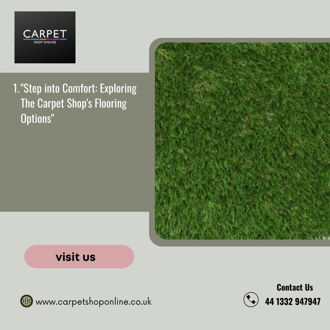 The Magic of Carpet Shops A Journey of Comfort and Elegance by