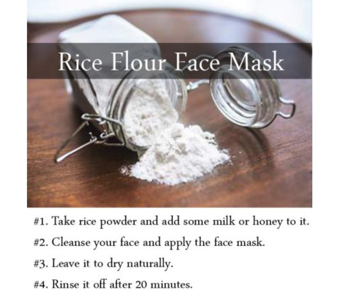 Have you ever tried rice flour face packs? by Twinkle Utreja Medium