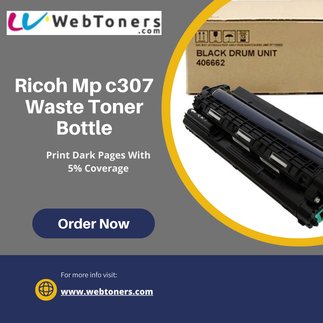 Premium Ricoh Mp c307 Waste Toner Bottle  Toners Medium
