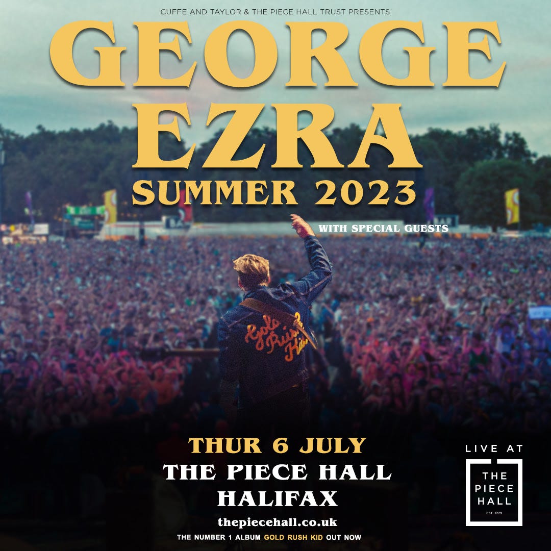 George Ezra The Piece Hall Halifax Artist Presale Link Inside