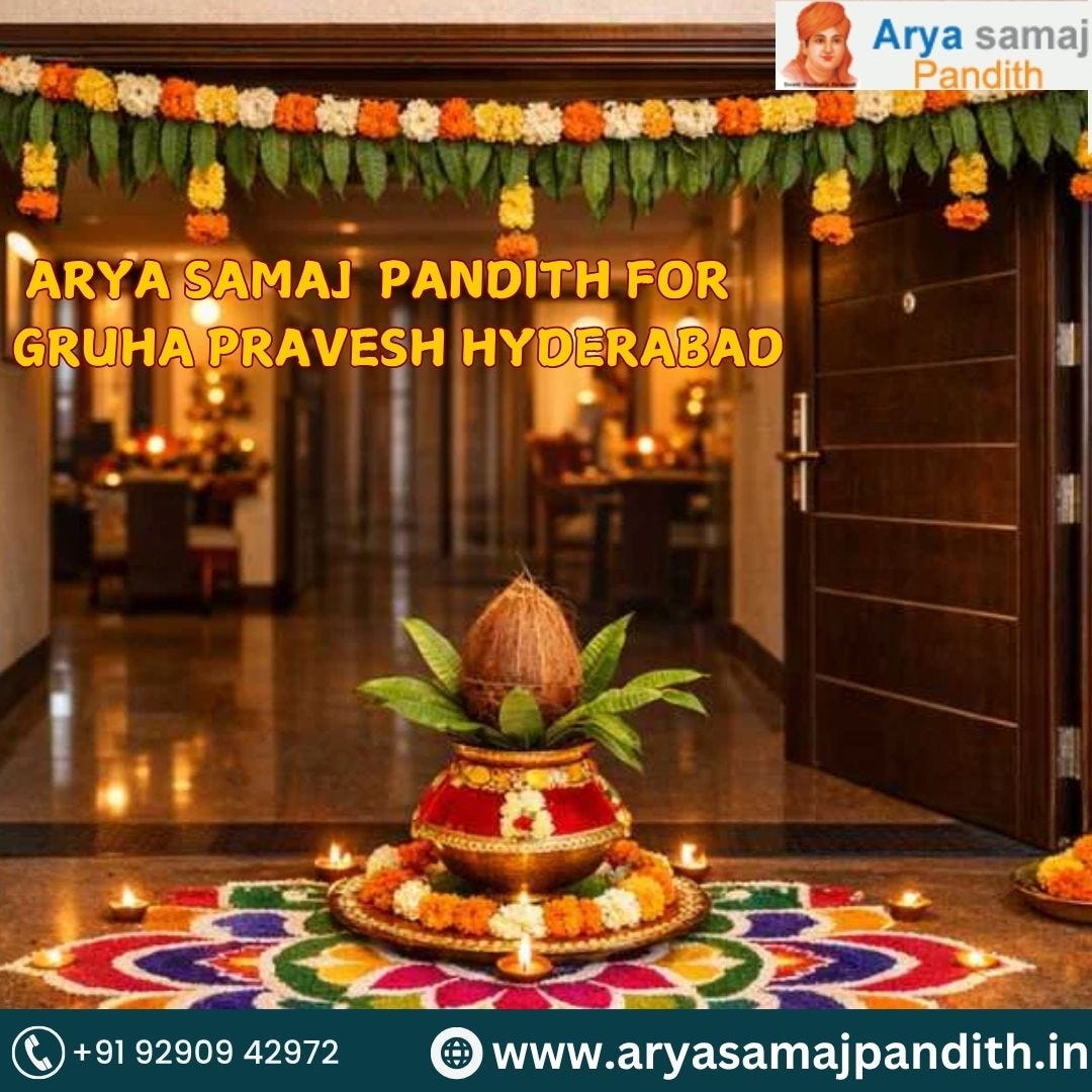 Arya Samaj Pandith for Gruha Pravesh Hyderabad