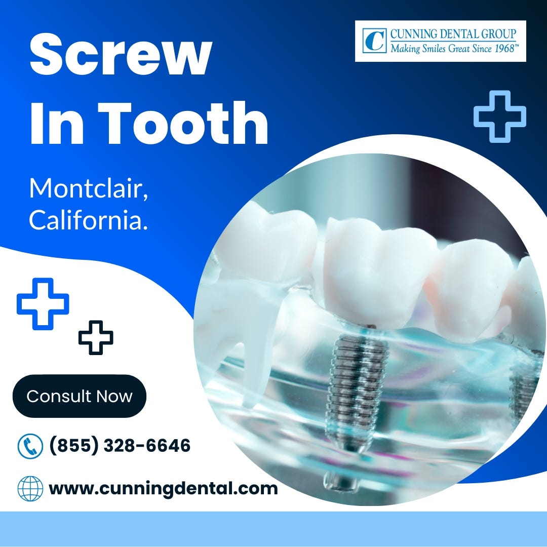Screw In Teeth Denture Implants Cunning Dental Group Medium