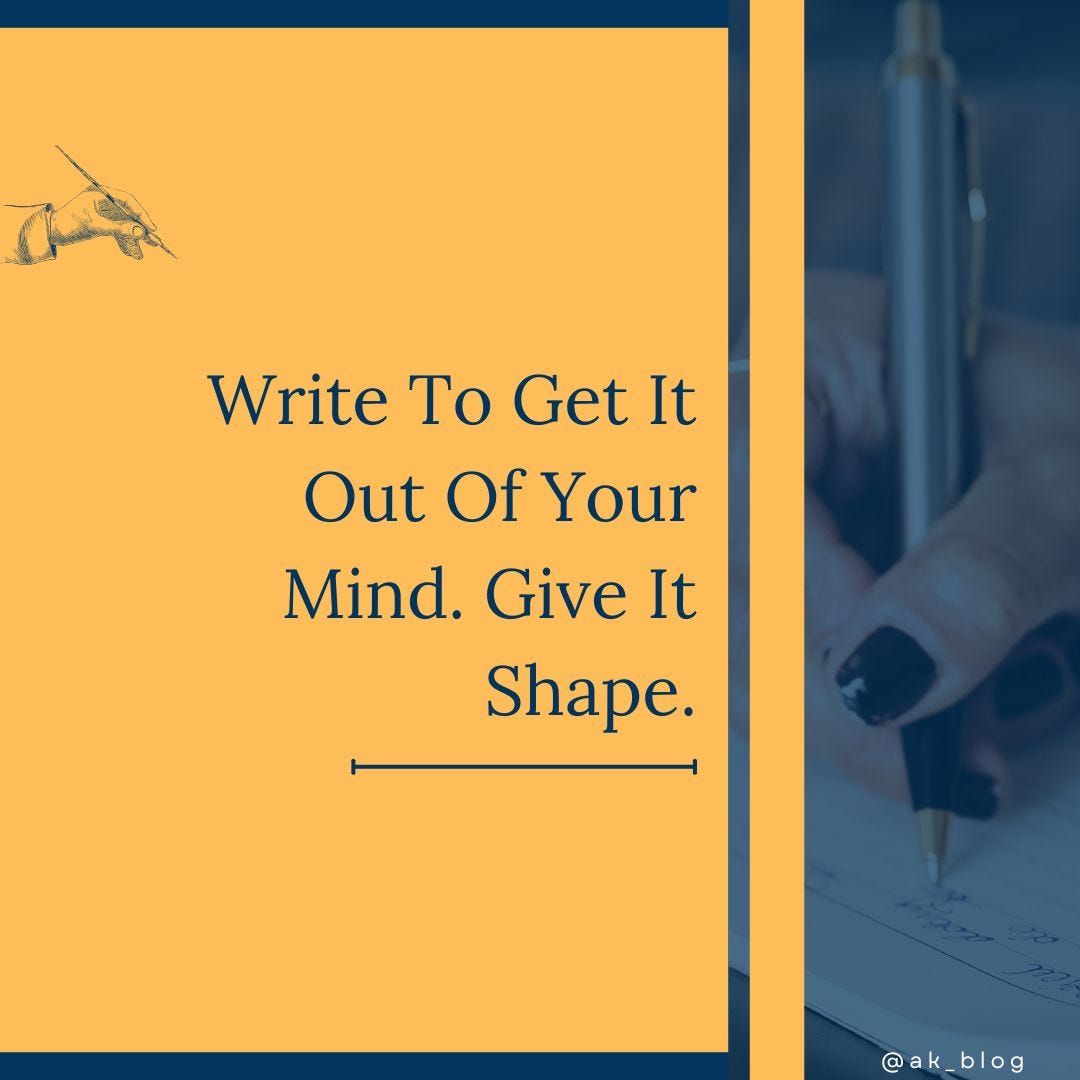 Why Write?. Writing is the best way to learn about… | by Aniket | Medium