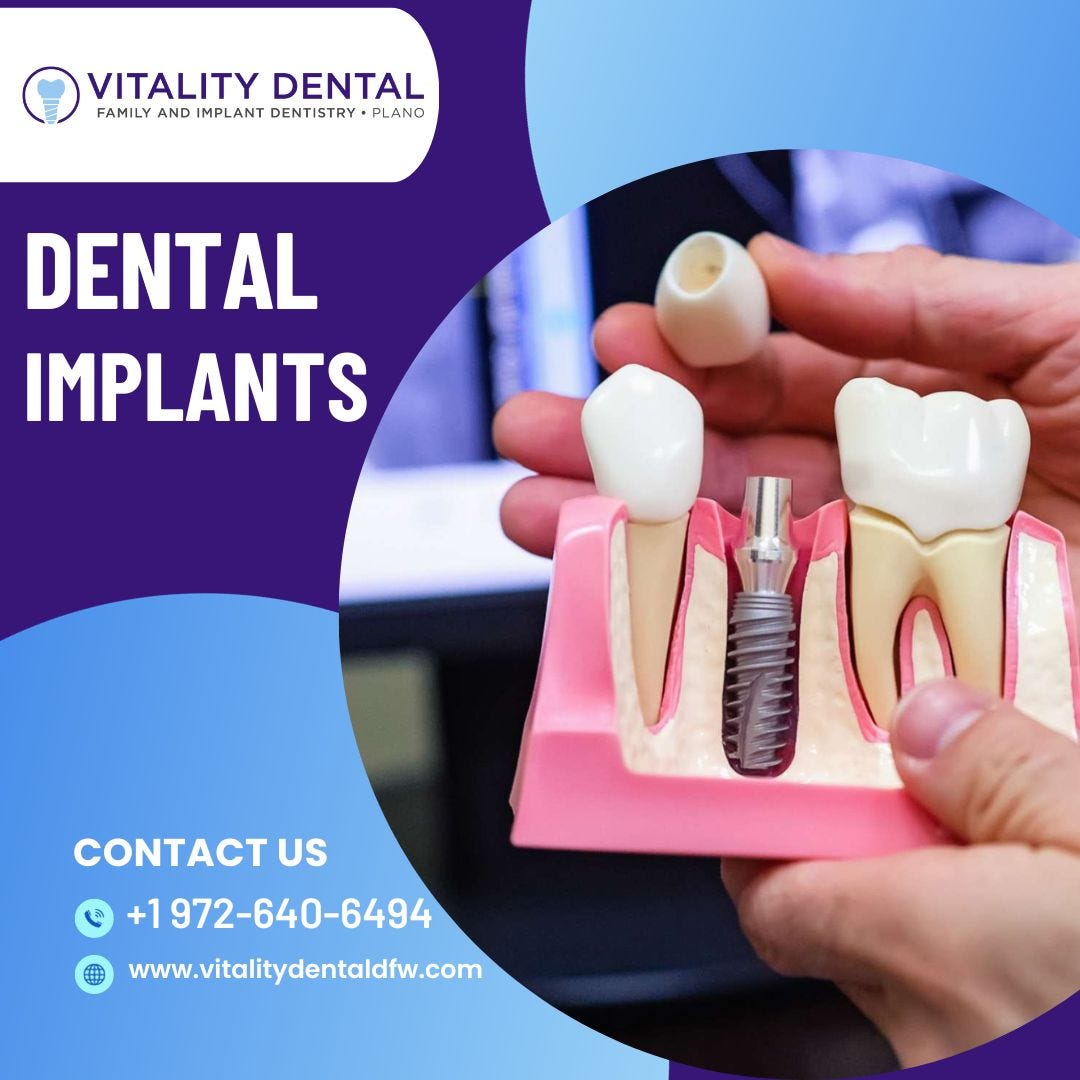 Revolutionizing Smiles The Marvel of Dental Implants by Vitality
