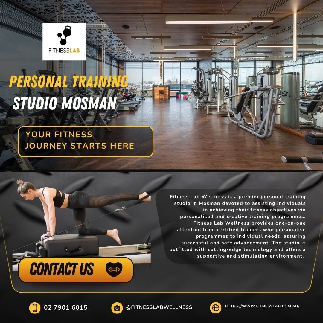 Personal Training Studio Mosman | Fitness Lab Wellness - Fitness Lab ...