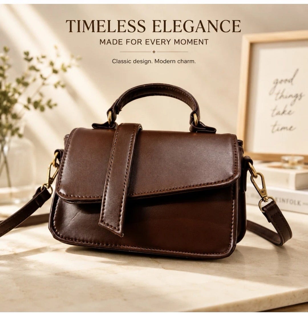 “Timeless Style Meets Everyday Convenience: A Handbag Designed for Modern Women”