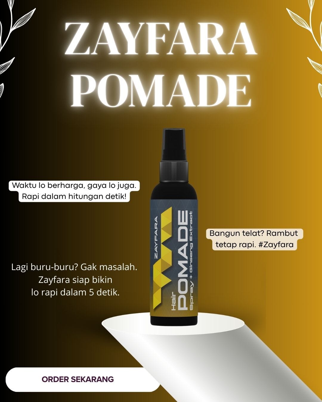 ⚡ ZAYFARA Hair Spray