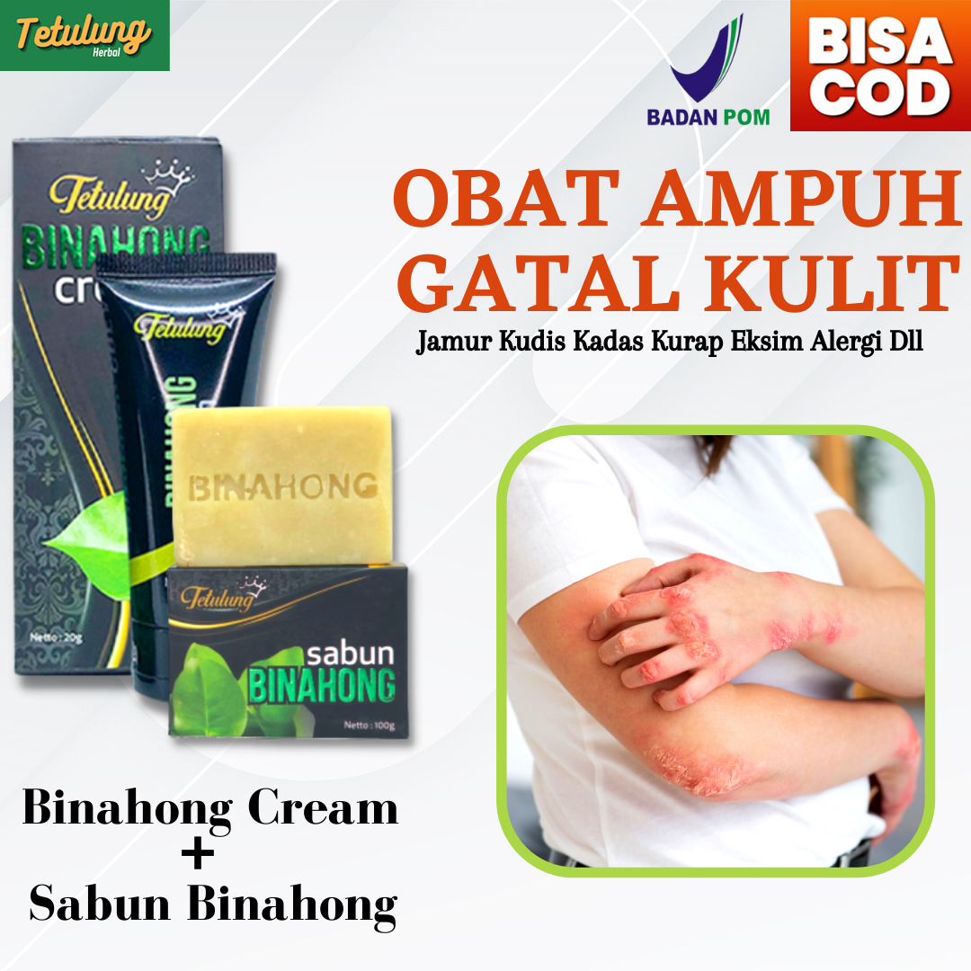 Jual Obat Gatal Kulit Kudis Scabies Menahun Ampuh — Salep Binahong & Sabun Binahong Sudah BPOM…