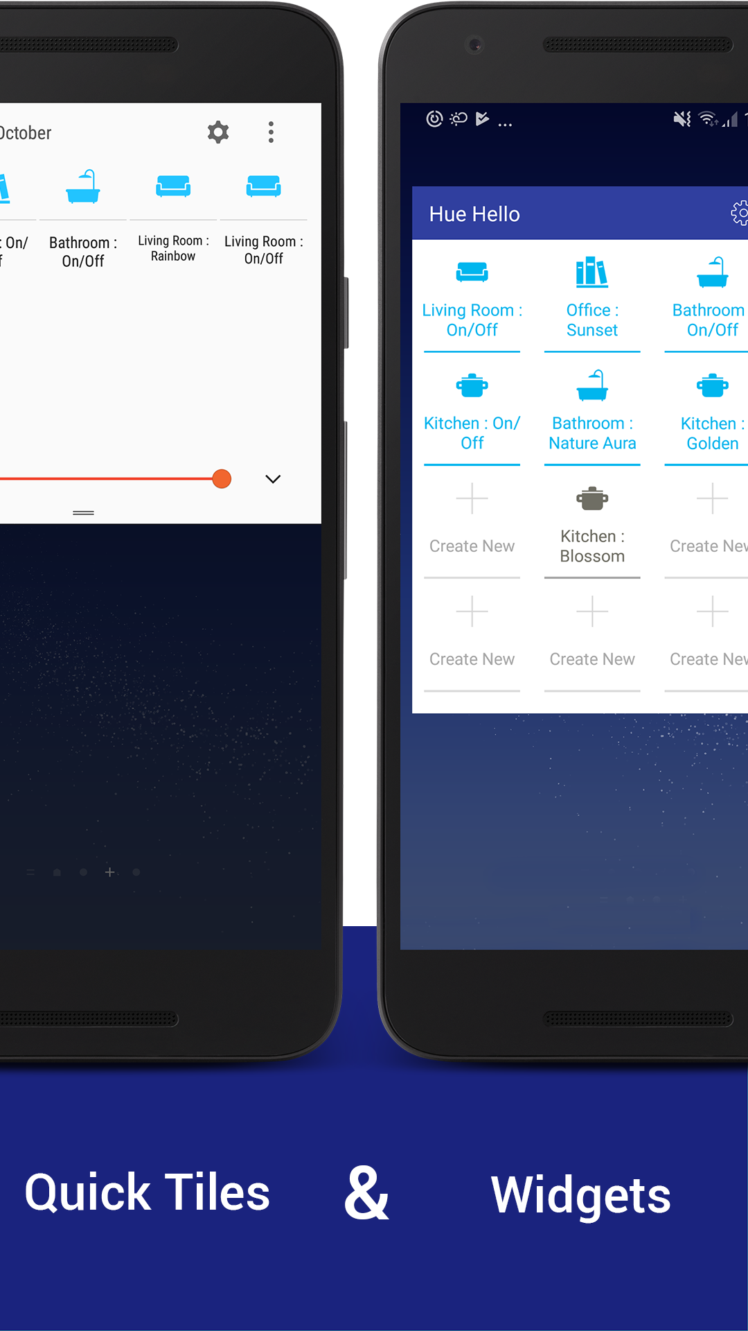 Control Philips Hue Lights without opening up app by Hue Says Hello