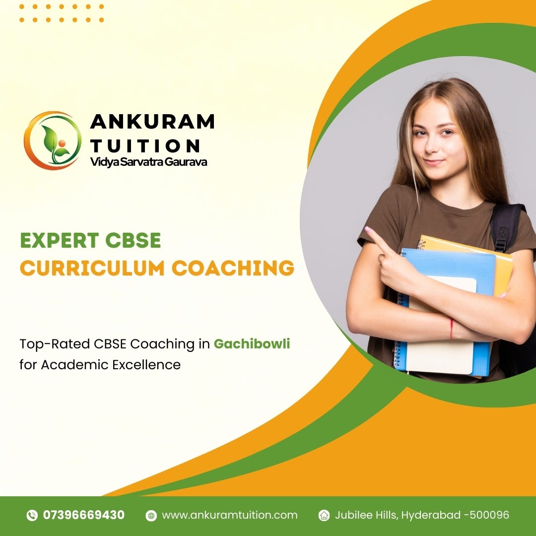 Ankuram tuition centre — Gachibowli