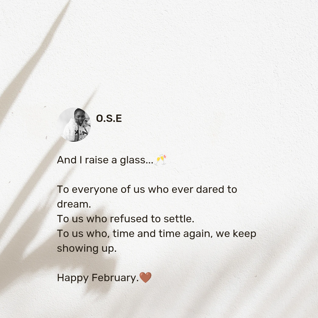 Happy February. 🤎. Hey Dear Friend, | by Scholastica Ebosetale | Medium