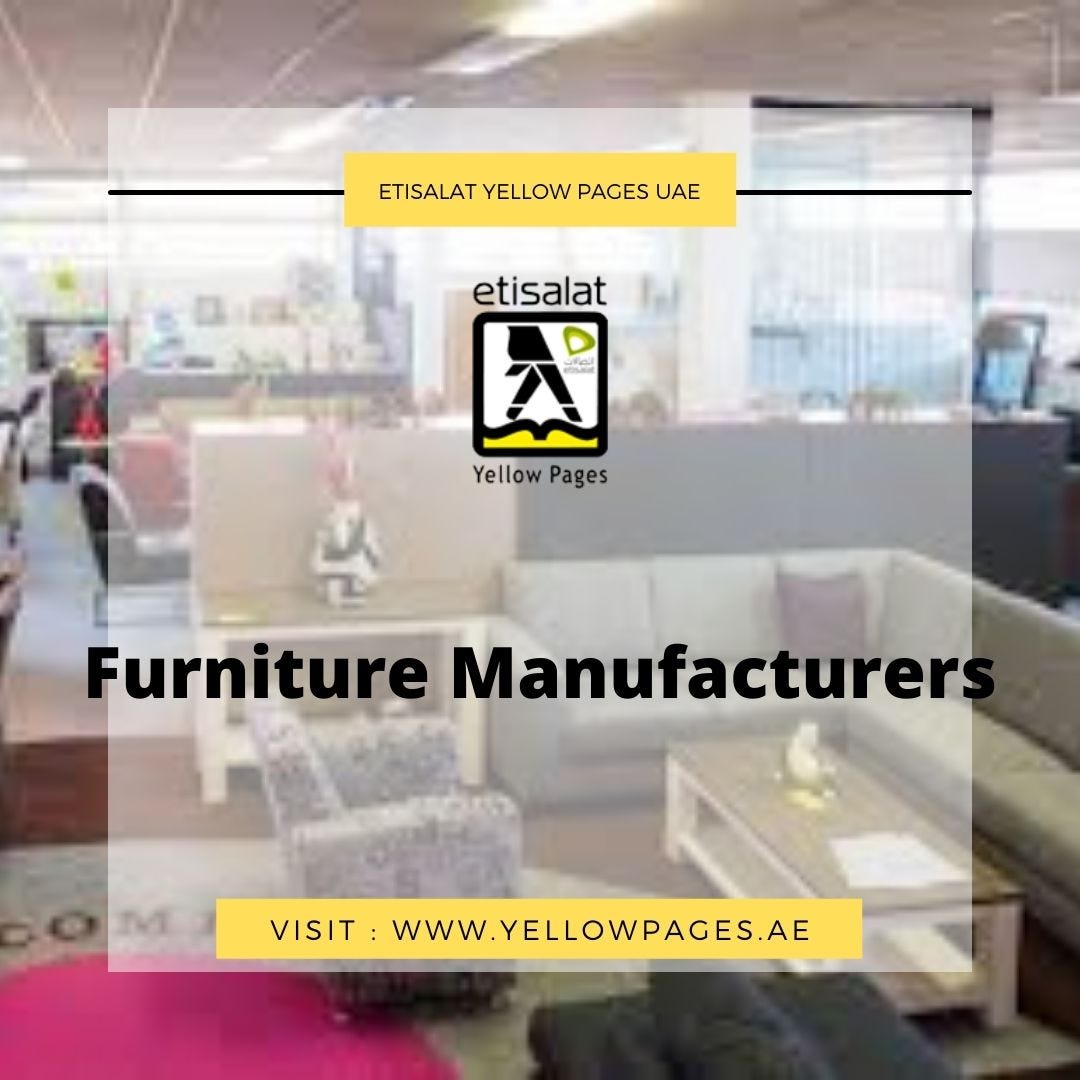 List Of Furniture Manufacturers Wholesalers In UAE Faisal Shiekh 