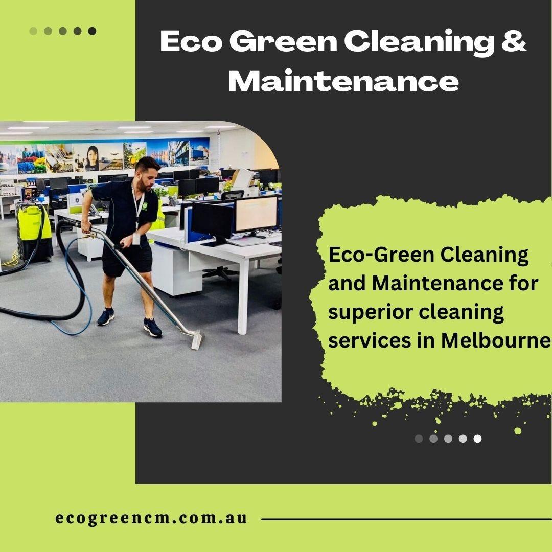 Office and commercial cleaning services Eco Green Cleaning