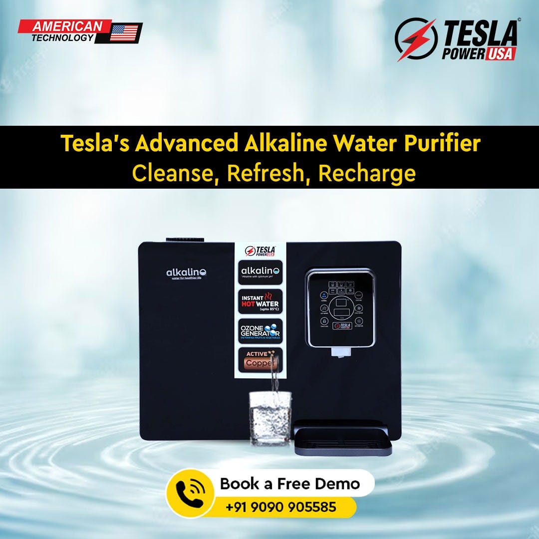 Tesla’s Advanced Alkaline Water Purifier. Teslahealthylife Com Medium