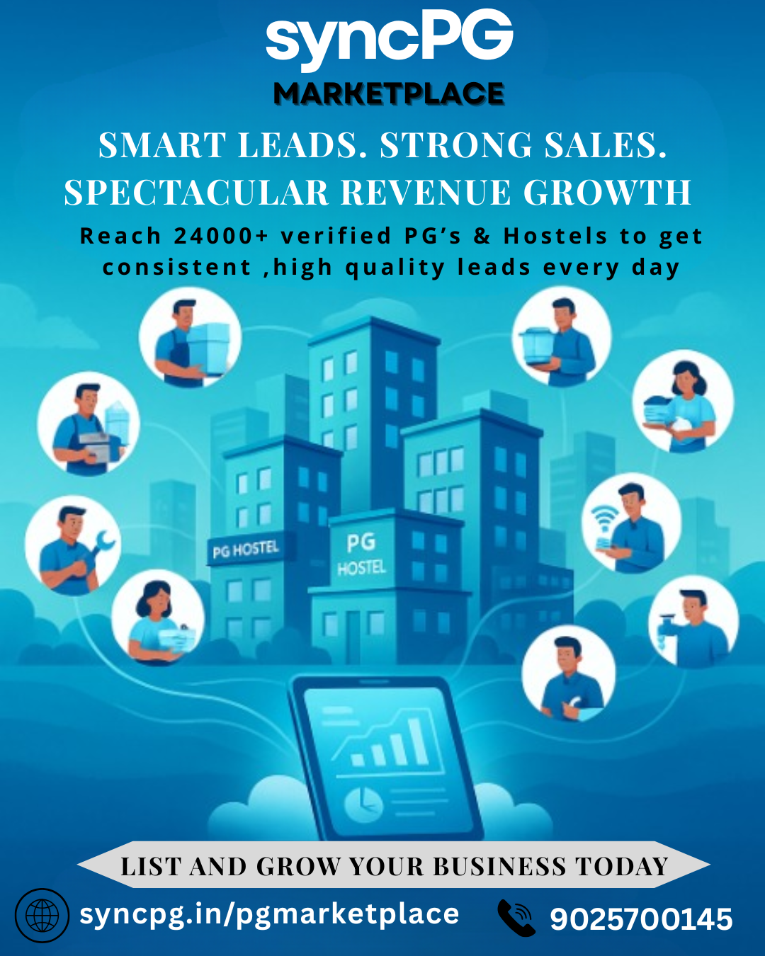 A Better Way for PGs and Hostels to Find vendors — SyncPG Marketplace