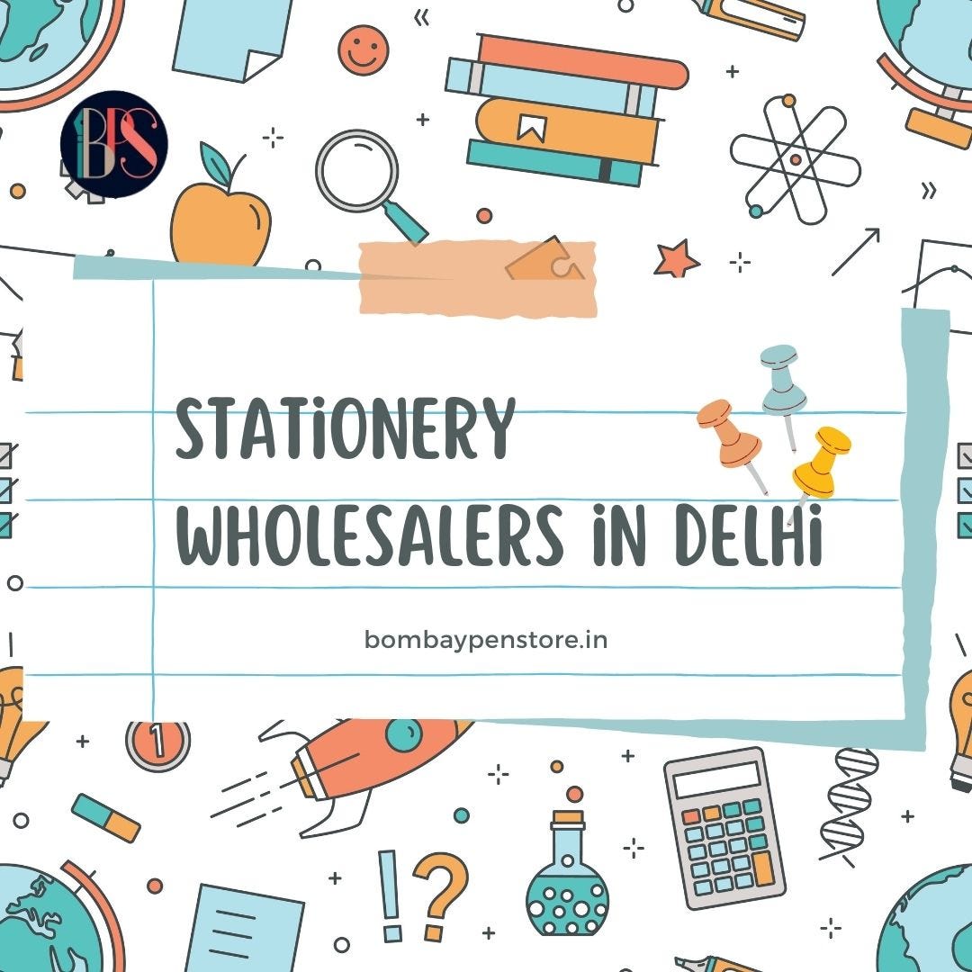 Stationery wholesalers in Delhi bombaypenstore Medium