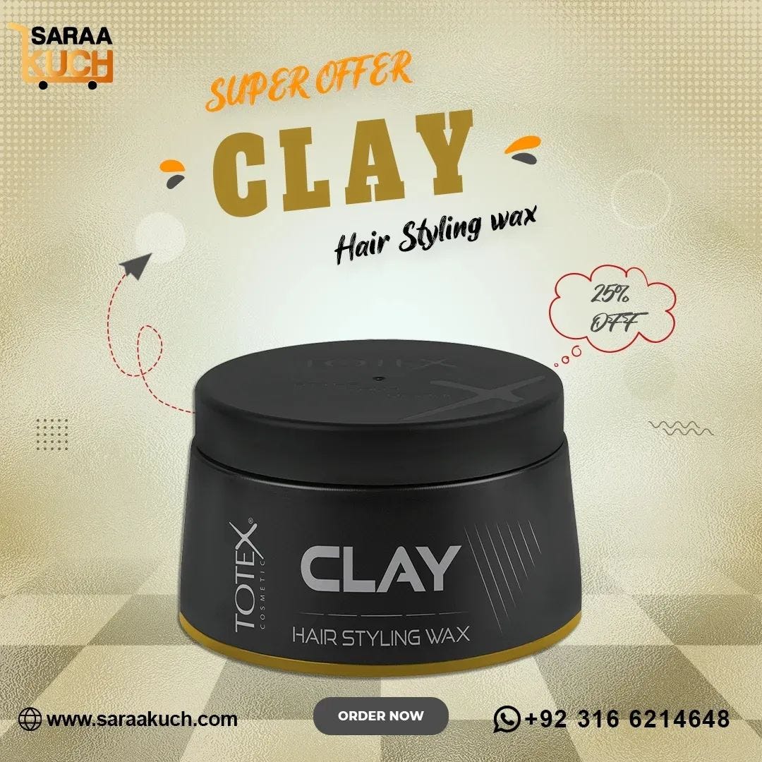 𝗚𝗲𝘁 𝘁𝗵𝗲 𝘂𝗹𝘁𝗶𝗺𝗮𝘁𝗲 𝘀𝘁𝘆𝗹𝗶𝗻𝗴 𝗽𝗼𝘄𝗲𝗿 𝘄𝗶𝘁𝗵 𝗼𝘂𝗿 𝗧𝗼𝘁𝗲𝘅 𝗛𝗮𝗶𝗿 𝗖𝗹𝗮𝘆 𝗪𝗮𝘅 Ali Market Medium