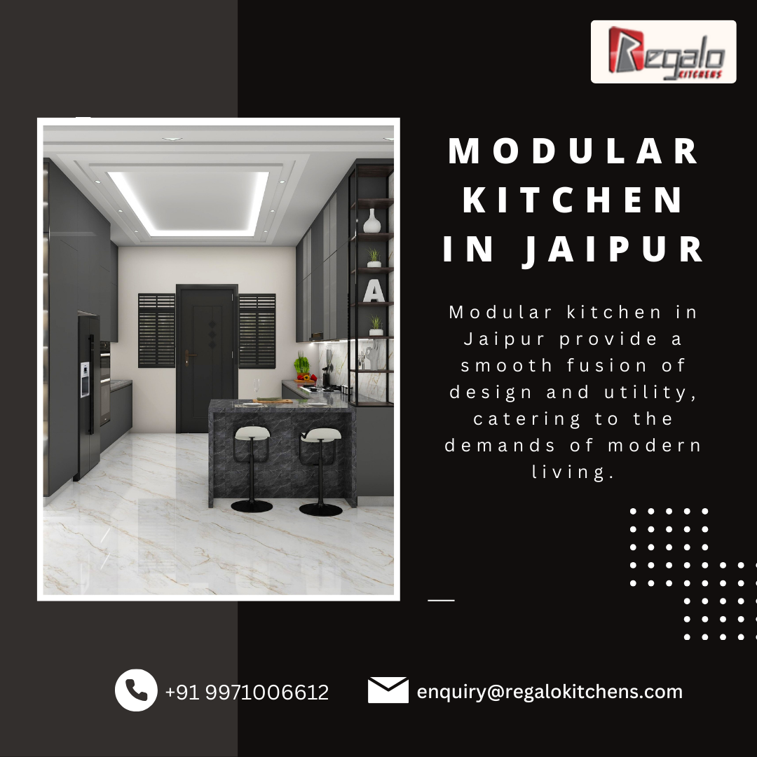 Modular KItchen In Jaipur | Regalo Kitchens - Kitchen Design - Medium
