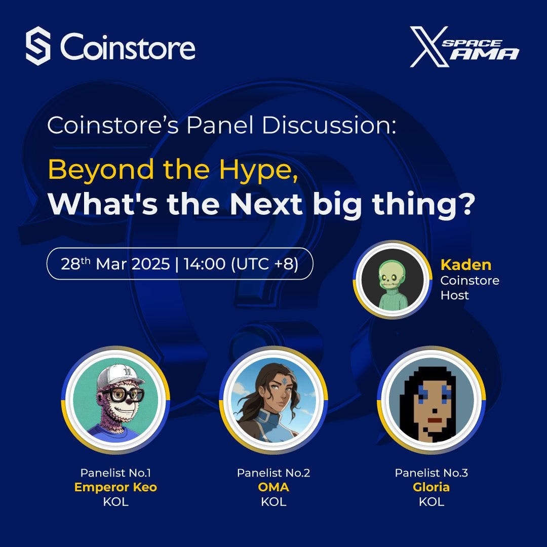 Coinstore Recap Beyond the Hype, What’s the Next Big Thing ? by