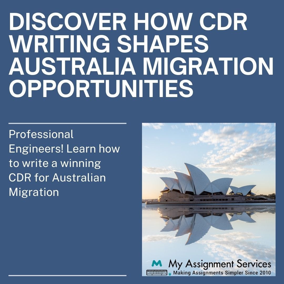 How CDR Writing Shapes Australia Migration Opportunities? by Ameliajordan Jan, 2024 Medium