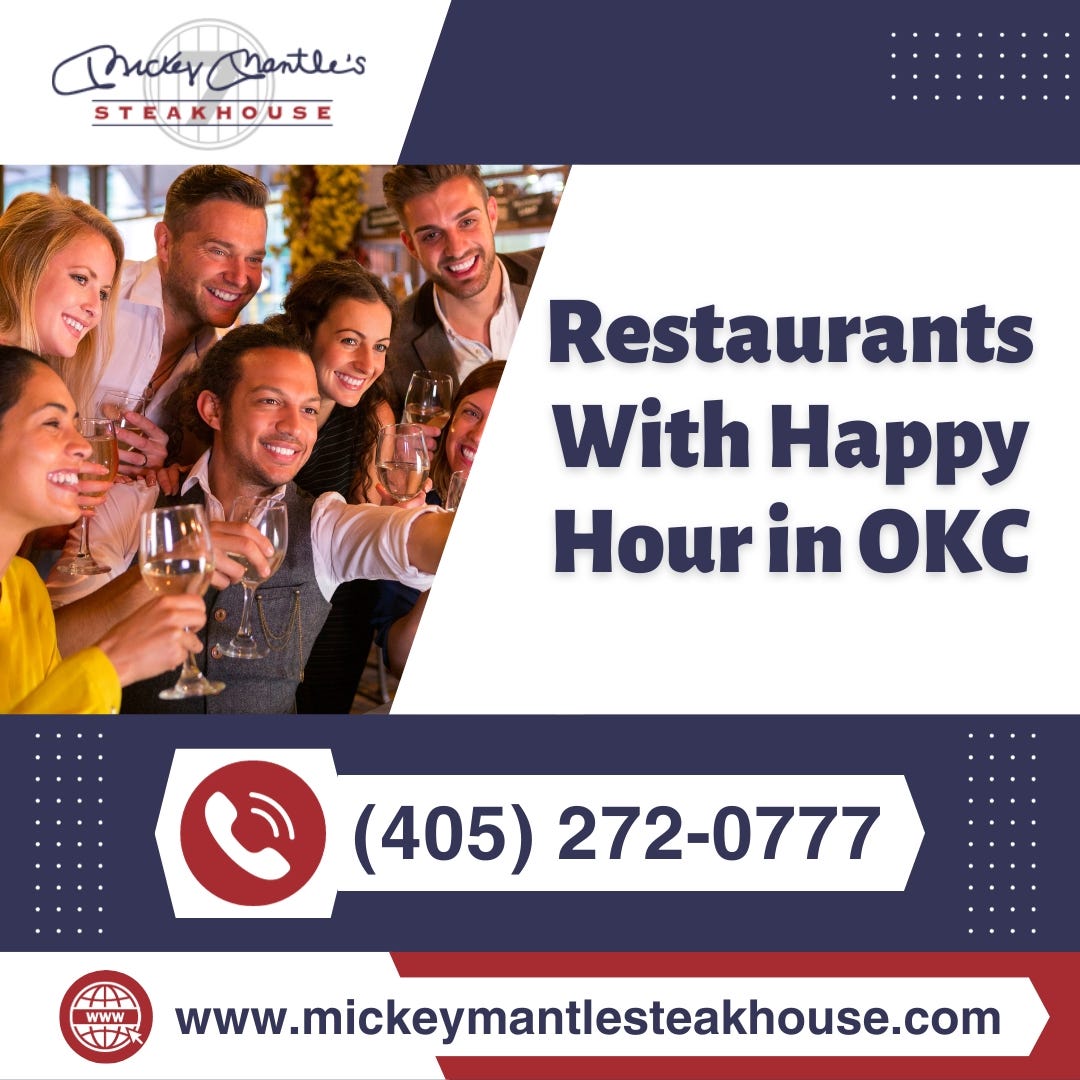 Restaurants with happy hour OKC Mickeymantlesteakhouse Medium