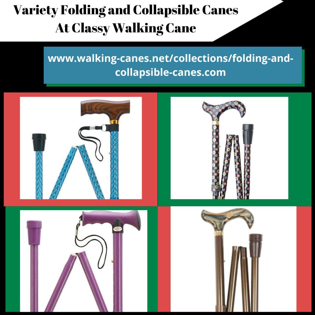 Folding and Collapsible Canes Classy Walking Canes Medium