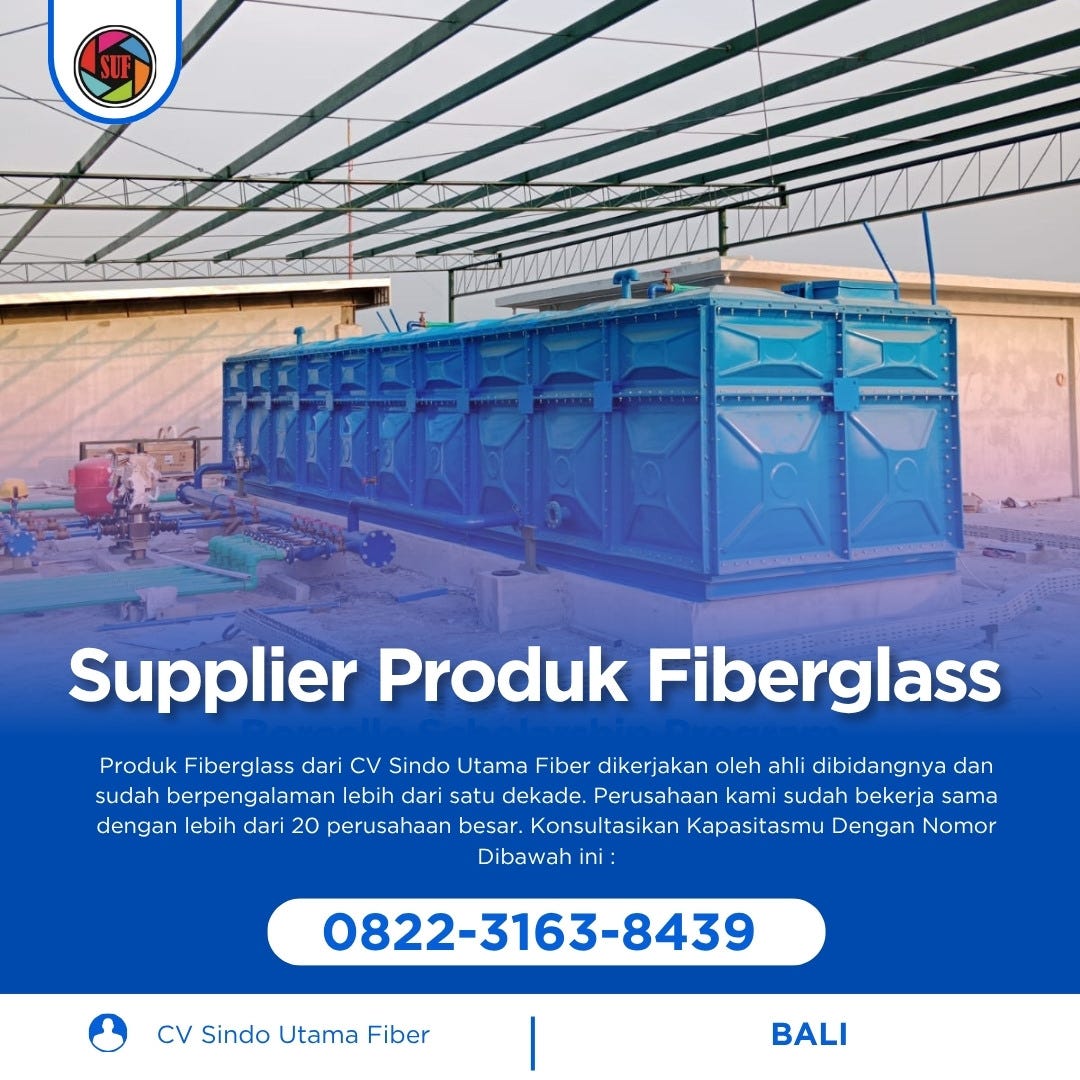 Wa: 0822–3163–8439, Tangki Fiberglass Solusi Penyimpanan Air Terbaik Di Badung