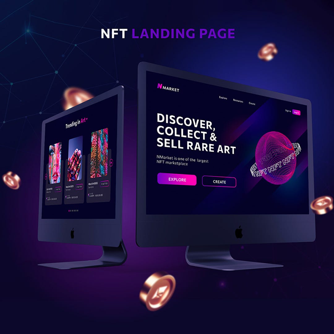 NFT LANDING PAGE - Codingscript - Medium