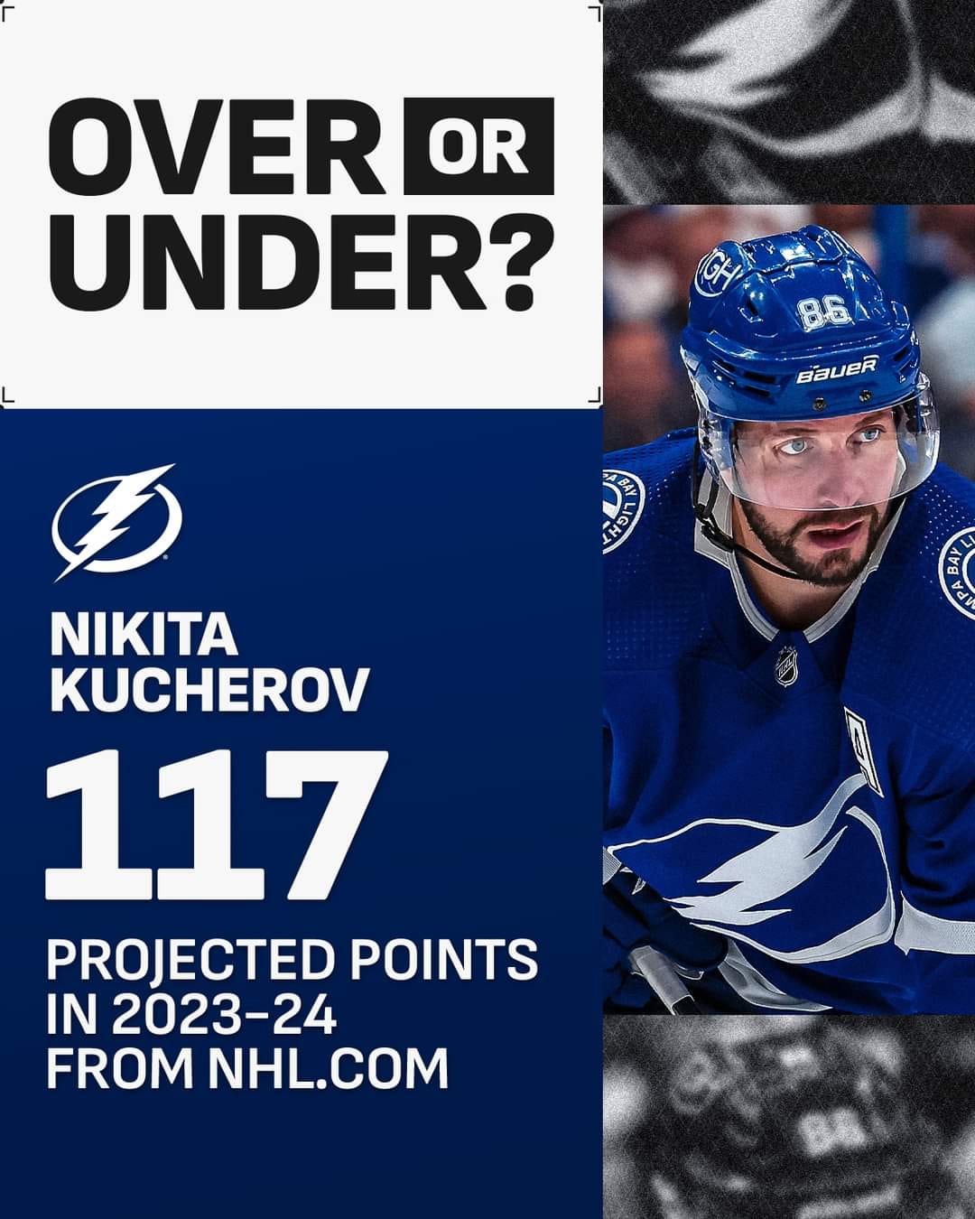 NHL Tampa Bay Lightning - Nikita Kucherov 19 Poster