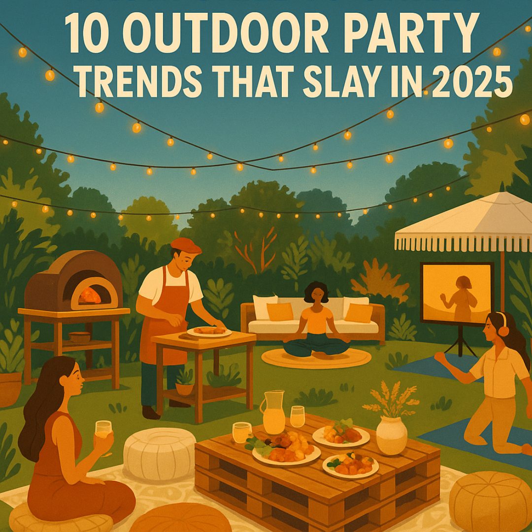From Grill to Chill: 10 Outdoor Party Trends That Slay in 2025