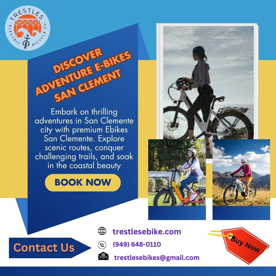 Discover Adventure Ebikes San Clement Trestles Electric Bicycle