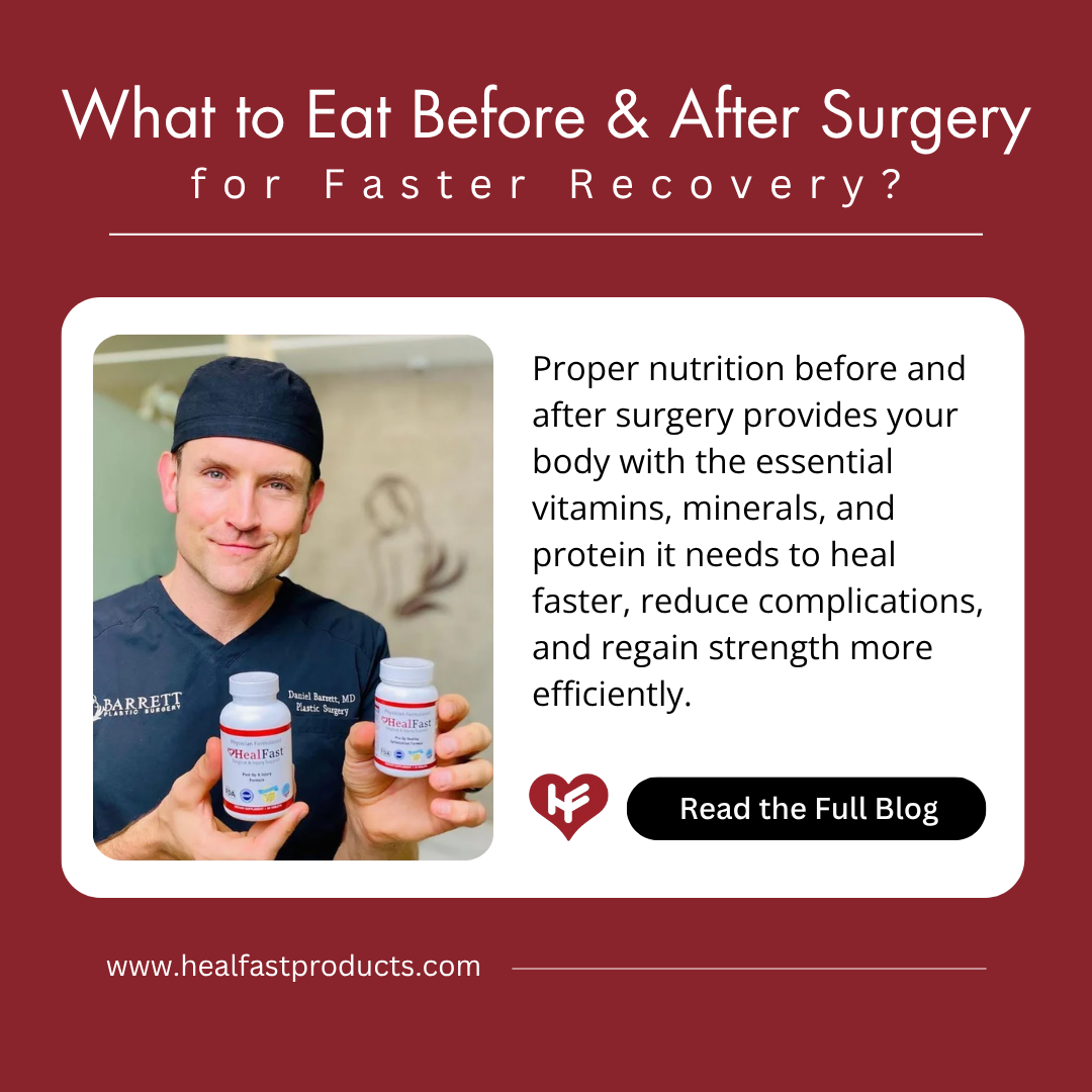 What to Eat Before and After Surgery for Faster Recovery?