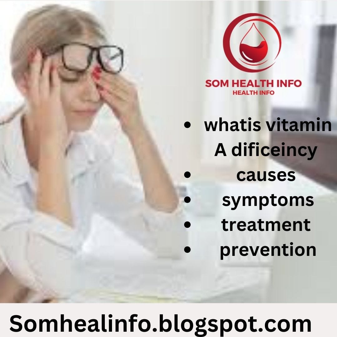 What is Vitamin A deficiency?. Vitamins are an important part of your