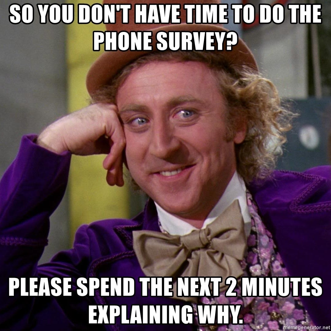 Phone Surveys for Randomized Experiments
