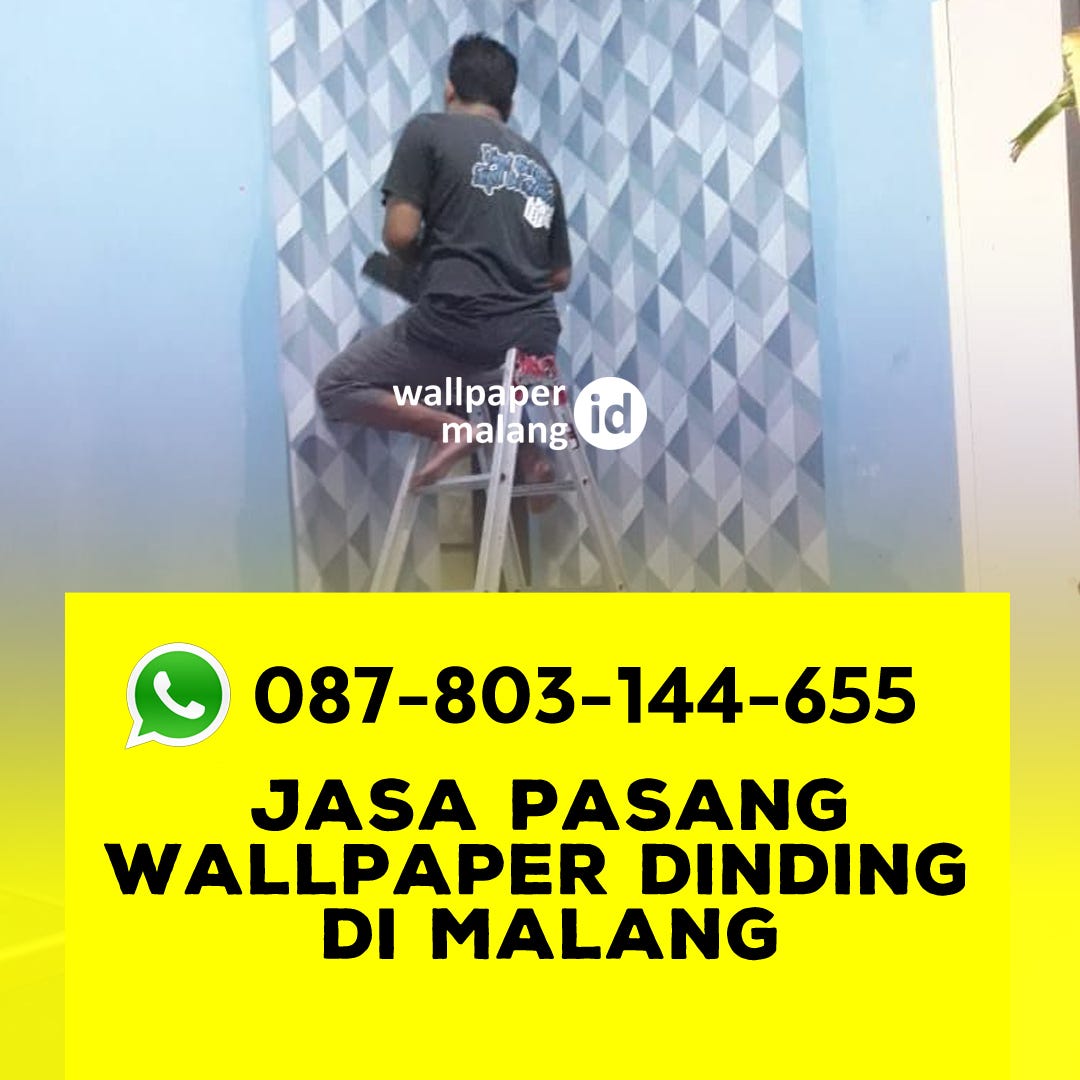 WA 087803144655 JASA PASANG WALLPAPER DINDING DI MALANG by jasa pasang Wallpaper malang Medium