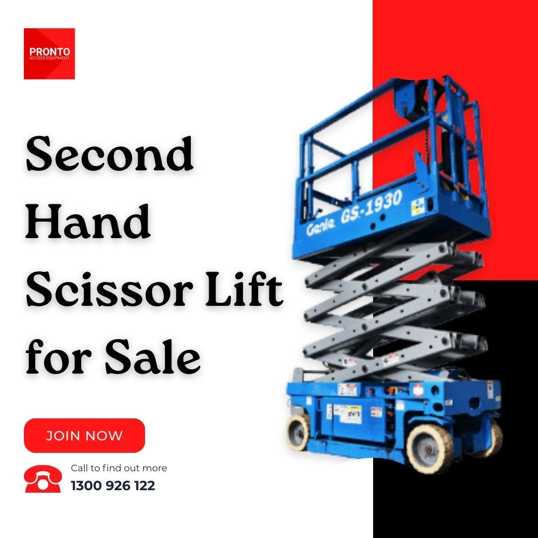 Second Hand Scissor Lift for Sale Pronto Access Medium