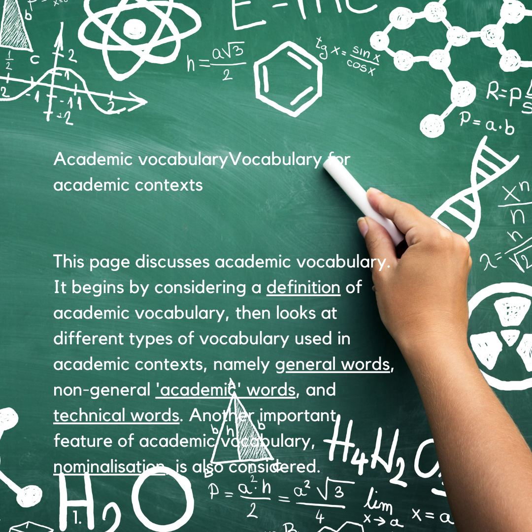 Academic vocabulary. This page discusses academic… by academic