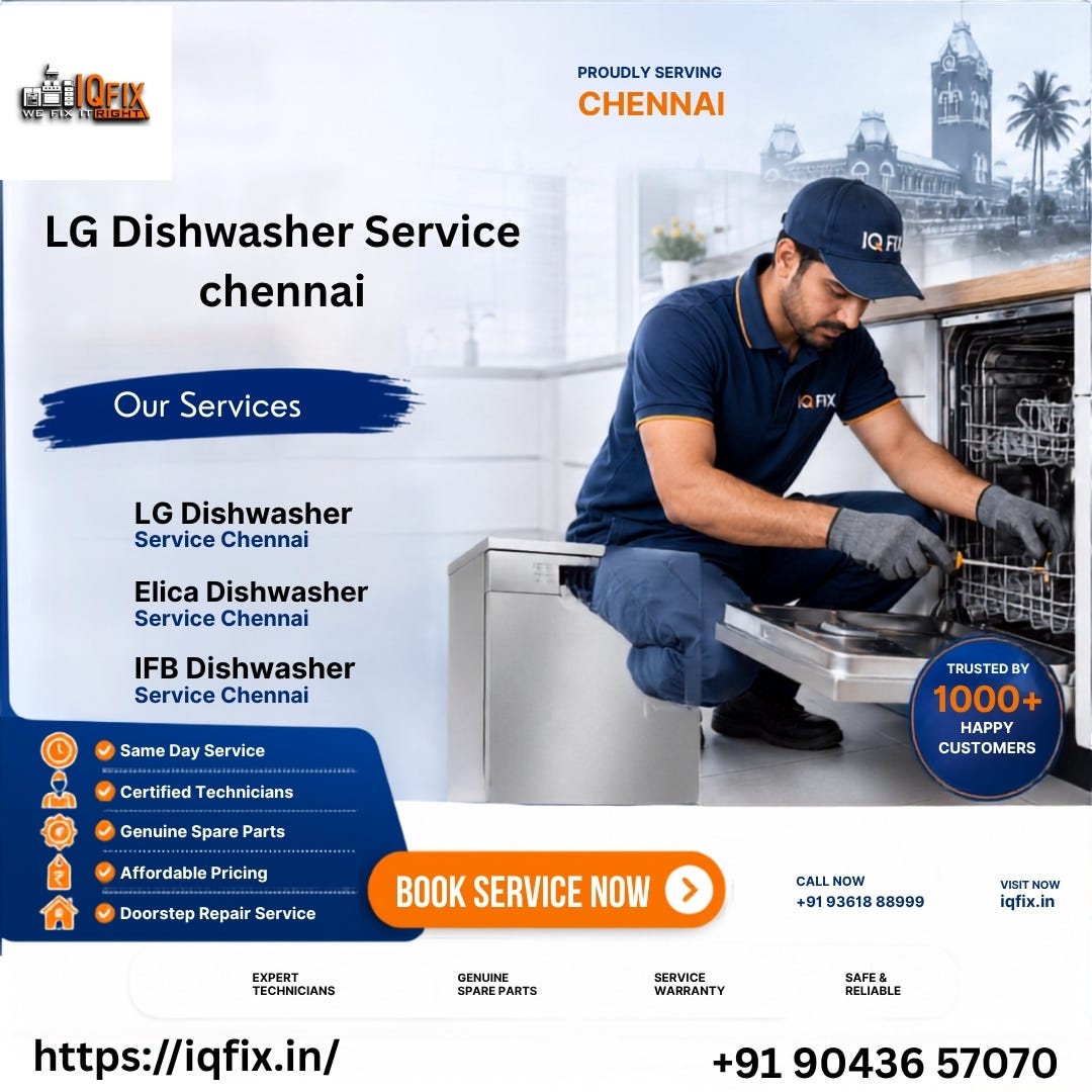 Expert Dishwasher & Chimney Service in Chennai — Reliable Home Appliance Solutions