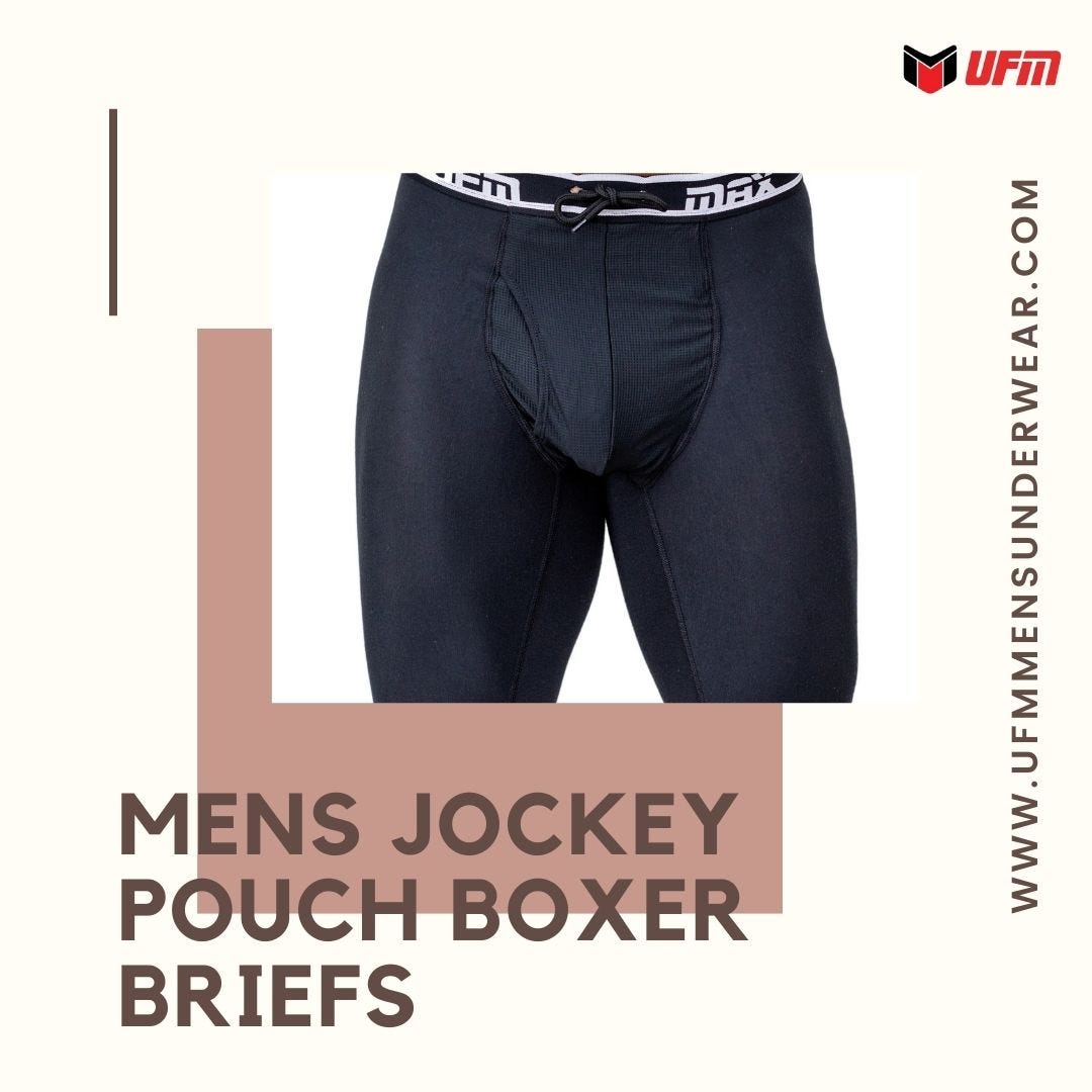 Why You Should Wear Boxer Briefs with Support Pouch? | by UFM Men's ...