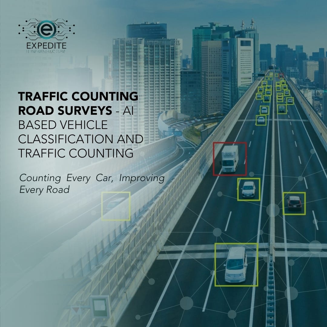 License Plate Recognition in the road Traffic Surveys for Counting from Expedite in Riyadh, Jeddah and rest of the KSA