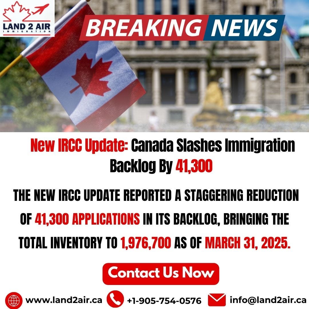 New IRCC update: Canada slashes immigration backlog by 41,300